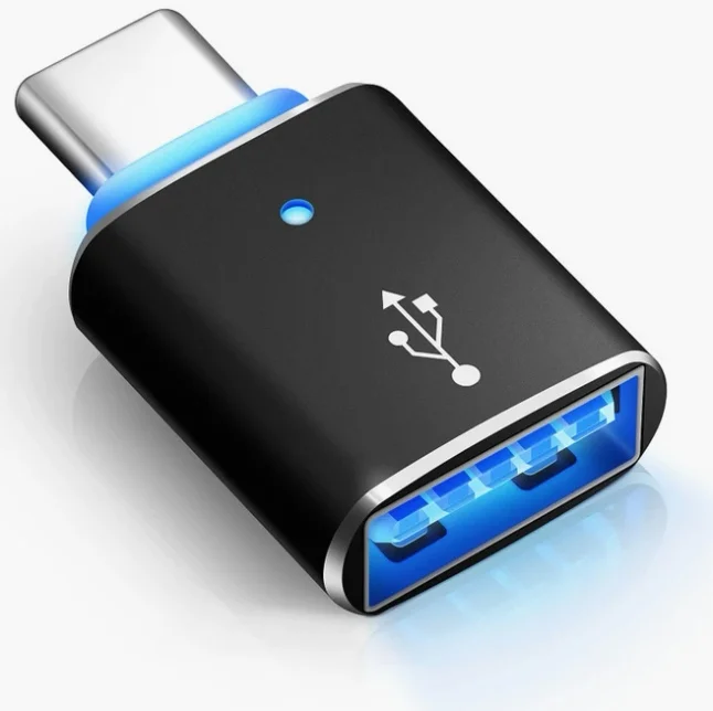 홈플래닛 USB 3.0 A타입 to C타입 변환 OTG 젠더 with LED 라이트