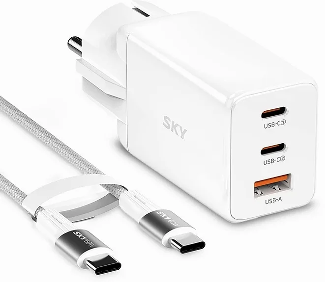 SKY 필 GaN 65W PD 충전기 GE10