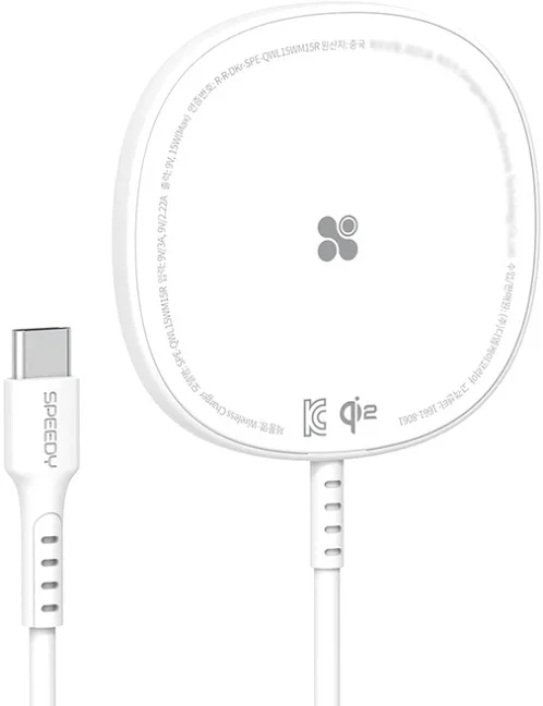 SPEEDY Qi2 맥세이프 15W 고속 무선 충전기 1.5m