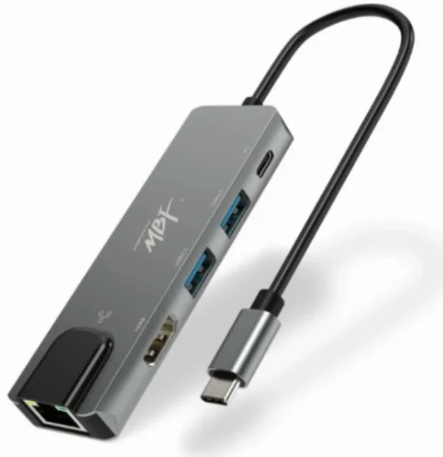 엠비에프 USB C타입 5in1 멀티허브