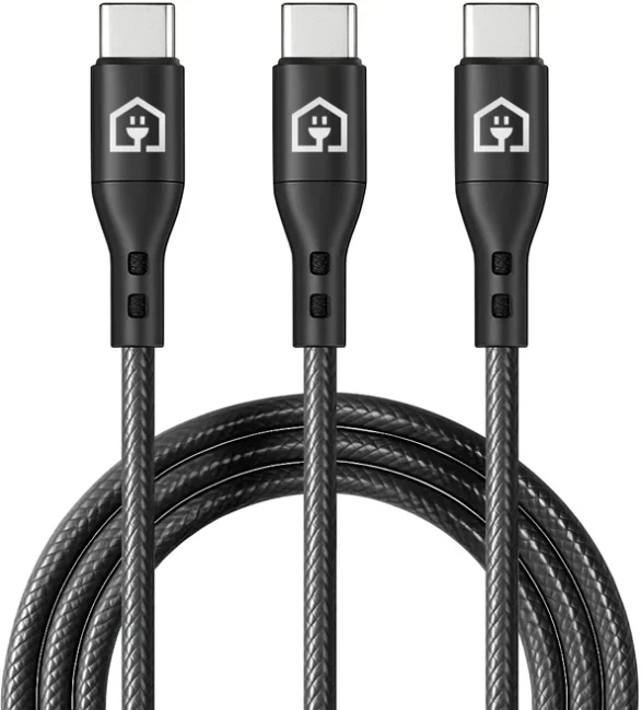 홈플래닛 PD 60W CtoC 초고속충전 볼트우븐 단선방지 케이블