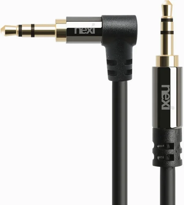 넥시 3.5mm 스테레오 AUX 케이블 꺽임형 2m
