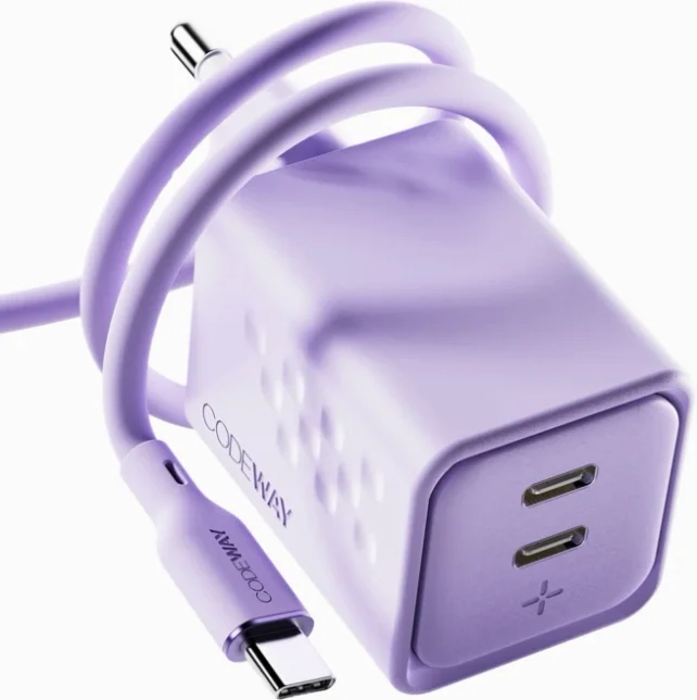 코드웨이 50W 초 고속 충전기 + 100W C to C 타입 초고속 충전 케이블 2M